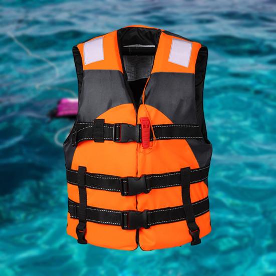 Colete salva-vidas adulto espuma PE poliéster resistente a manchas ajuste seguro fechos de arnês esportes aquáticos barco segurança colete salva-vidas