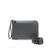 Mens Genuine Leather Woven Handheld Crossbody Bag Daily Commute Black Gray Navy Coffee Beige