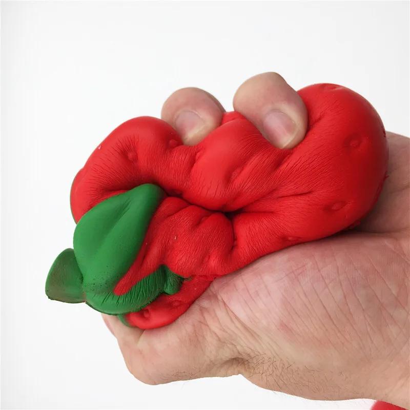 Super Jumbo Strawberry Squishy Cream Scented Slow Rising Non-Toxic Anti-Anxiety Squeeze Venting Toy for Kids Adults