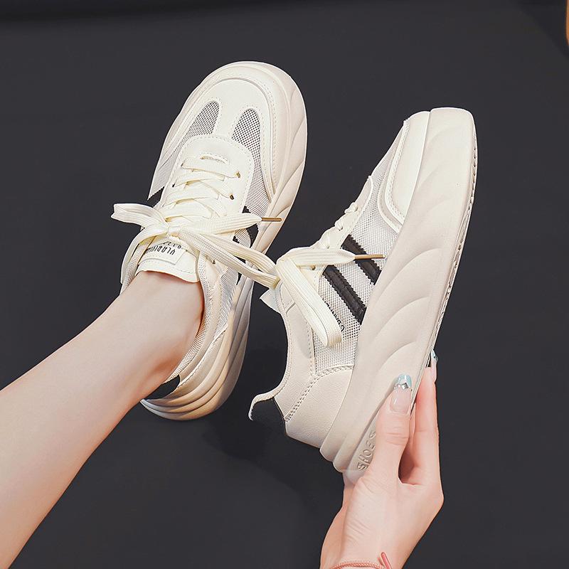 

Обувь для хлеба, летняя повседневная обувь, женская обувь с мягкой подошвой, белые туфли, дышащая сетка, спортивная обувь для сноуборда, женская обувь 35