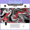 Abstract Fluid Large Mouse Pad With Non Slip Surface For Office Desk Comfort