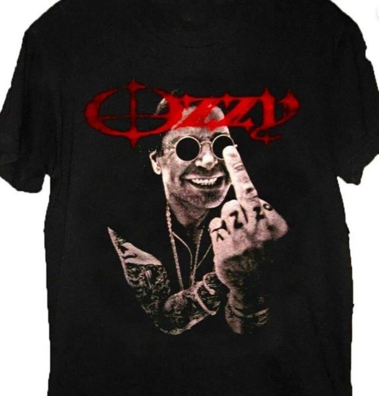 New Ozzy Osbourne Vintage Funny Black T-shirt S