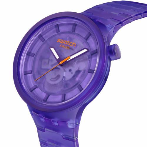 Swatch PURPLE JOY SB05V103 watch, purple