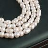 1String, Handmade Peanut-shaped Pearl 8×14-9×15mm, Natural Freshwater Pearl Beads for Jewelry Making DIY Necklace Bracelet Crafts, Women Gift 36cm