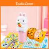 Educational Toy Kit Featuring Waterresistant Plastic Stamps For Childrens Learning Fun