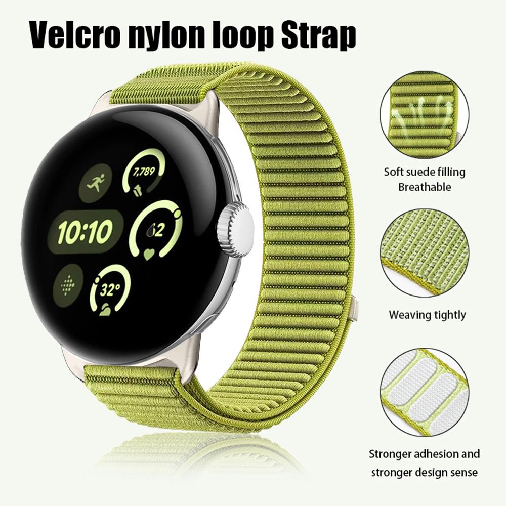 Braided Nylon Strap for Google Pixel Watch 4/3 45mm 41mm Original Breathable Wristband for Pixel Watch 4 3 2 1 Belt Accessories