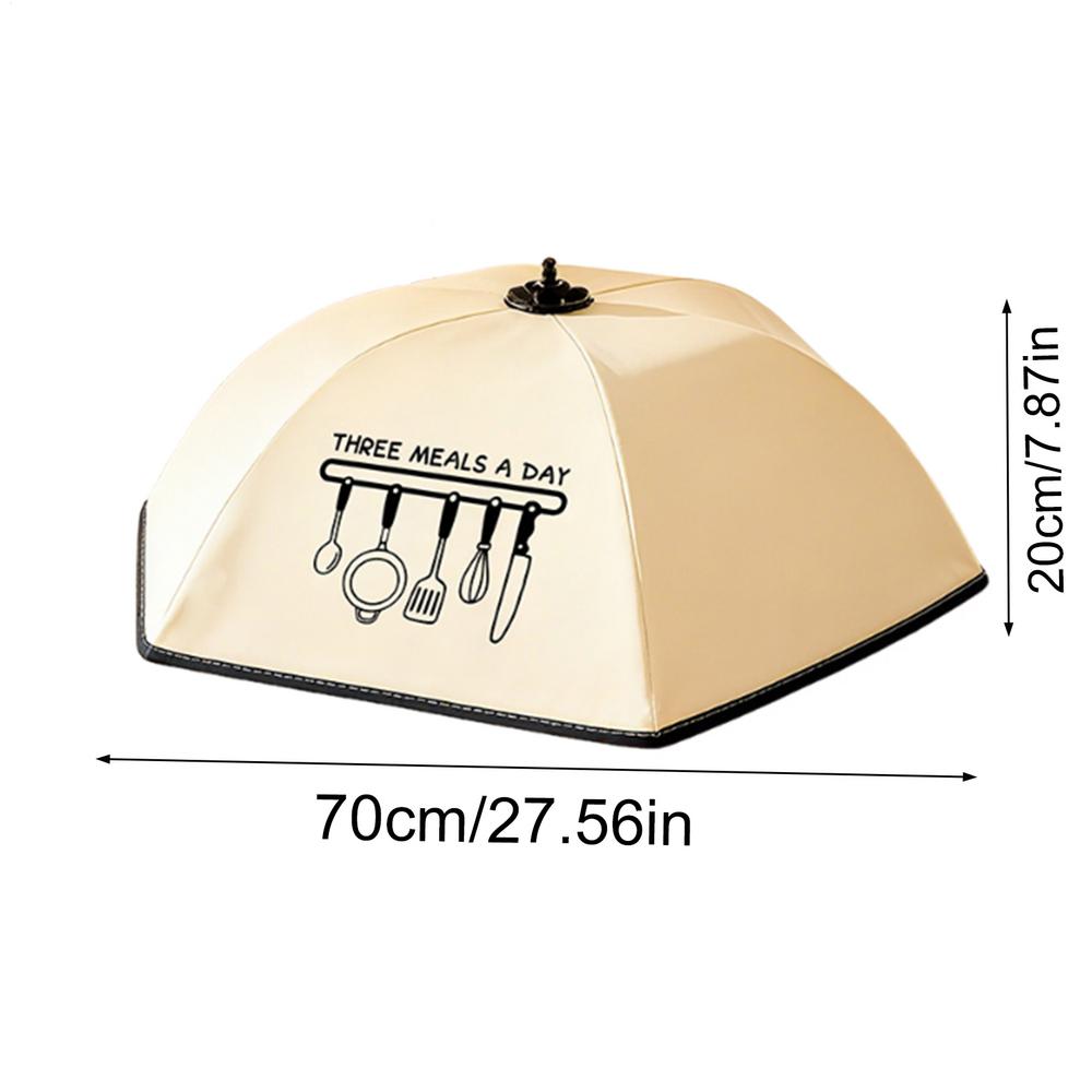 

Food Cover Foldable Thermal Meal Protector Winter Food Insulation Cover for Fruit Bowls Plates Dishes Outdoors Parties Picnic