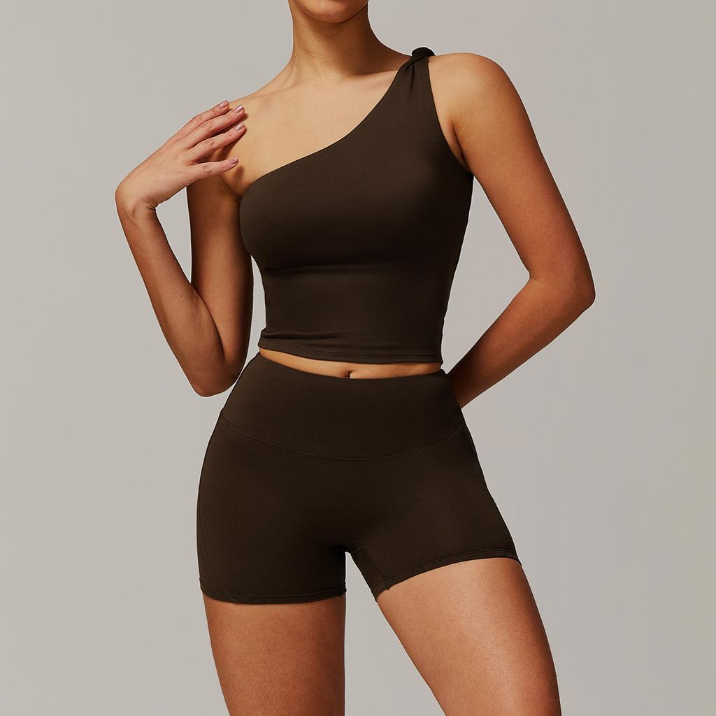 JYL Brushed Yoga Set Casual Comfortable Running Outfit