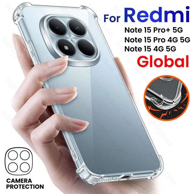 Transparente Weiche Silikon-Handyhülle Für Redmi Note 15 Pro 15Pro Note15Pro 5G 4G Airbags Stoßfeste Hülle Redmy Note15 Pro+ 2026