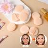 12 PCS Soft Microfiber Small Powder Puff, 1.5 Inches Small Powder Puff Mini Washable Powder Pact Makeup Sponges Finger-Sized for Women Face Sponge