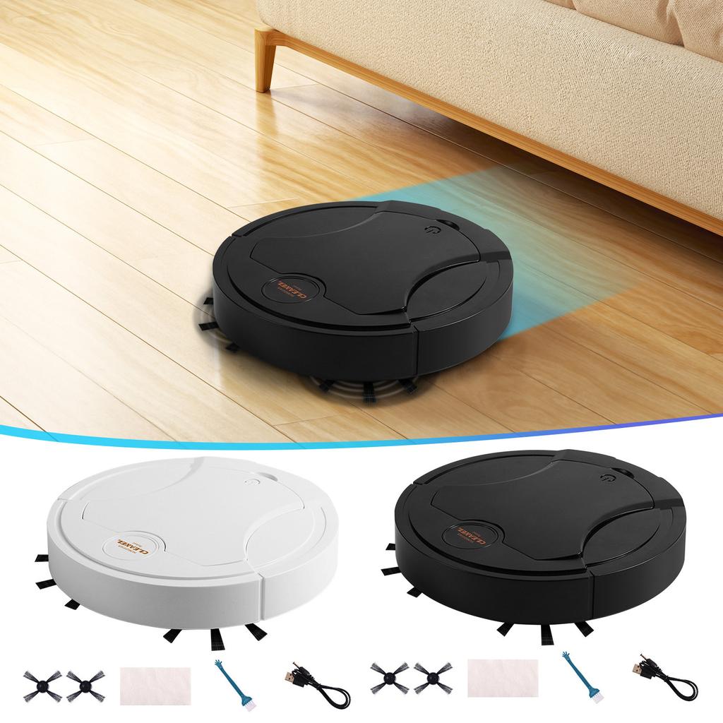 Robot barredor inteligente, totalmente automático, barre y arrastra, con carga USB integrada, aspiradora para el hogar Star Treasure