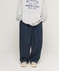 CARGOBROS Striped Washed Denim Balloon Pants (Navy)