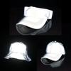Reflective Silver Baseball Hat Outdoor Sports Hat Night Safety Cycling Hat for Outdoor Sports and Night Safety