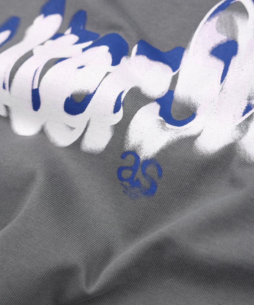 ALTER STUDIO Motion Blur Print T-Shirt_Grey