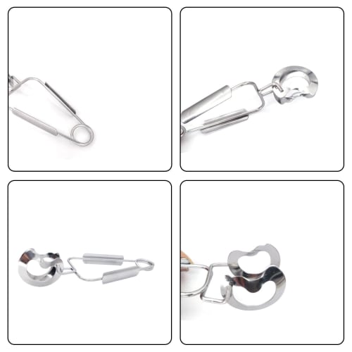 Kitchen Escargot Tongs, Escargot Cooking Tongs | Stainless Steel Snail Cooking Tongs, Rust-Resistant | Conch Food Grill Clamp for Seafood Lovers, Cafe