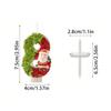 Christmas Digital Candles 0-9 Candle Santa Claus Decorates Candles Christmas Atmosphere Props Creative Christmas Decoration