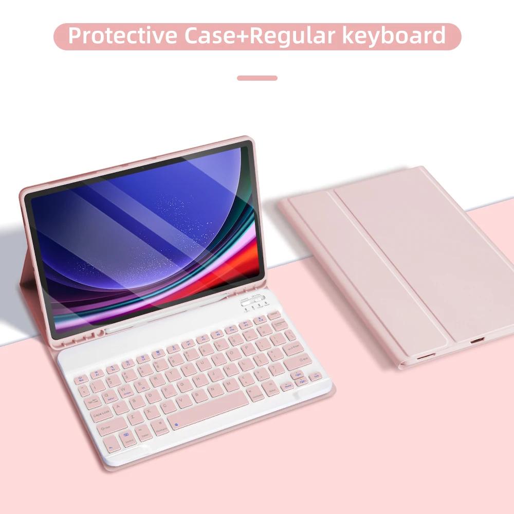 Keyboard Case for Samsung Galaxy Tab S10 Lite 10.9 Inch SM-X400 X406B Bluetooth Keyboard Cover for Tab S10 Lite Case Funda