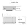 Under Desk Laptop Mount ABS Under Desk Shelf Holder for Notebooks, Tablets, Cable Boxes, Modems, Smart TV Boxes