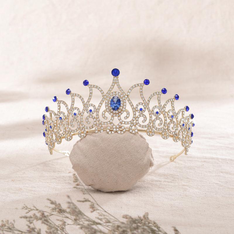 Korean Popular Luxury Bridal Zircon Crown Bridal Crown Rhinestone Princess Crown Wedding Accessories