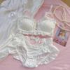 Girls Cute Bras Wireless Underwear Girls Bras Hollow Out Lingerie