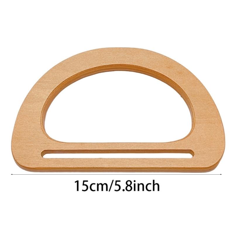 D Shape Purses Handles Replacement Handbag Purse Handle Decorative Bag Handles for Straws Beach Handbags Purse Making