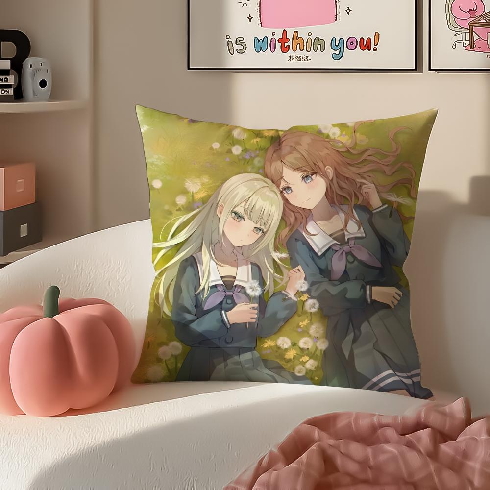 Anime Cartoon BanG Dream Its MyGOCute Cushion Cover Pillowcase Short Plush Invisible zipper Room Sofa Cushion Cover