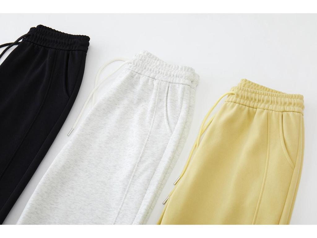 Spring/Summer 2025 Women's High-Waist Wide-Leg Casual Sport Pants