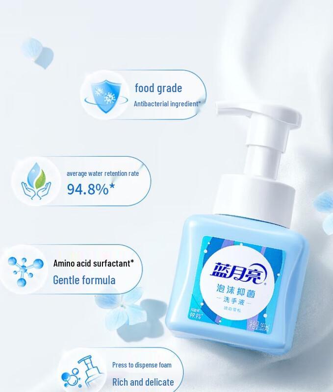 Blue Moon Amber Cedar Antibacterial Foaming Hand Soap (Twin Pack)