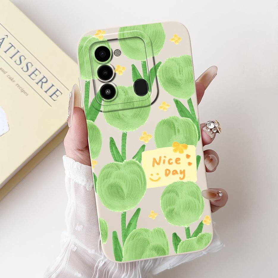 For Tecno Spark 8C Case KG5k KG5j KG5n Luxury Candy Painted Cover Soft TPU Shell For Tecno Spark Go 2022 KG5 Spark8C Phone Cases
