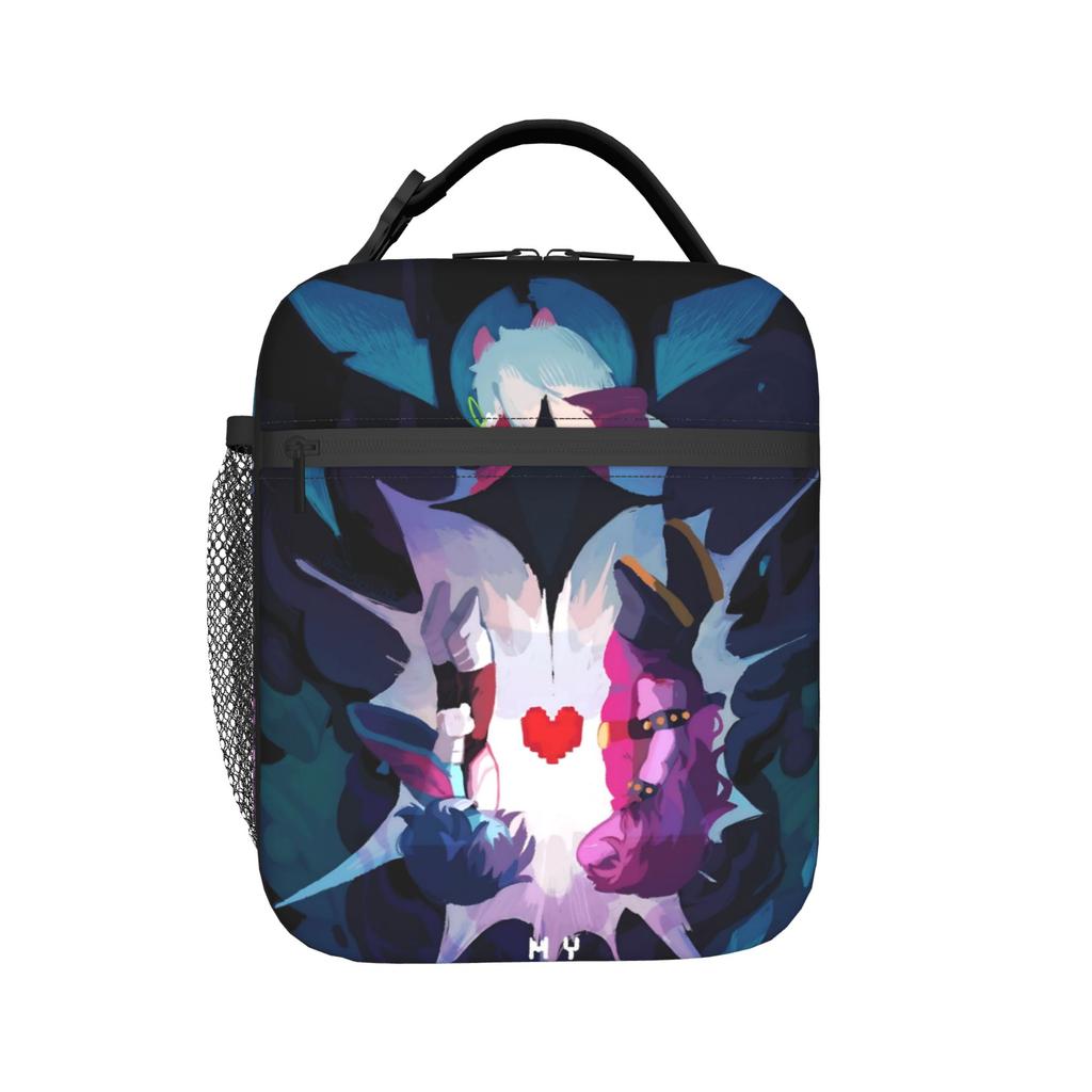 My Deltarunes Video Game Insulated Lunch Bags Thermal Bag Reusable,Meal Container Large Lunch Box Tote Bento Pouch