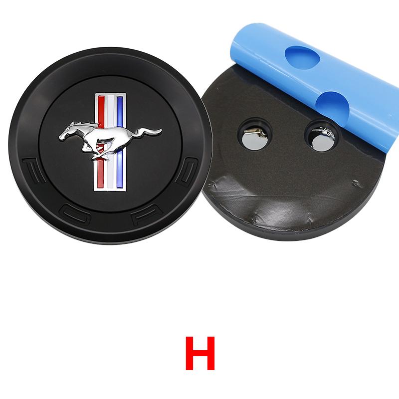 150mm Auto Kofferraum Logo Emblem ABS Reifenstil Plakette Aufkleber für Ford Mustang 5.0 Roush Shelby GT500 Cobra Laguna Autozubehör