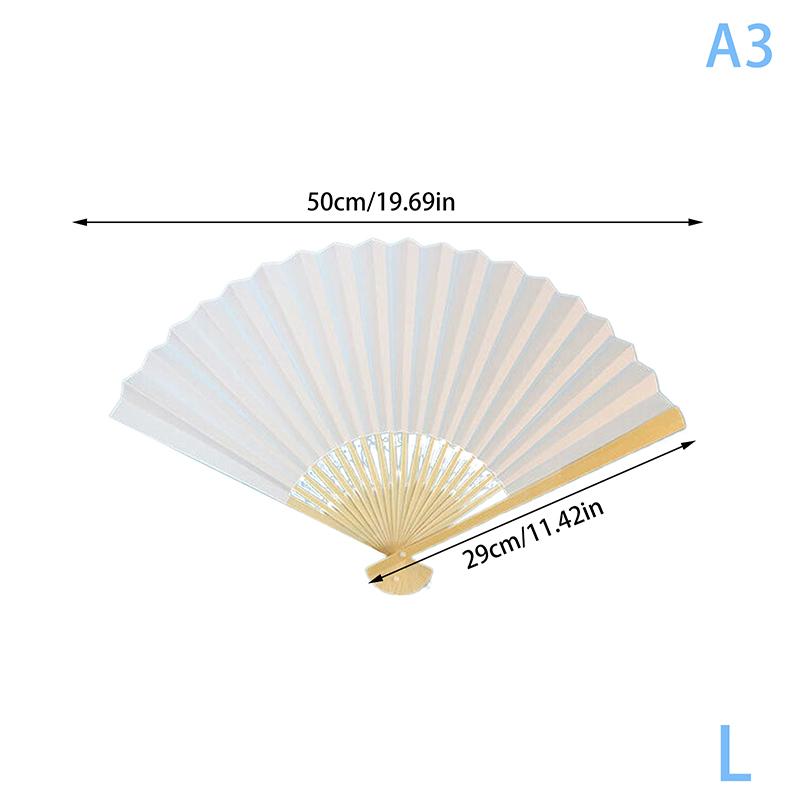 Cute Mini Blank Fan Child Kids Diy Art Fan Wedding Birthday Party Favors Girlfriend Boyfriend Idea Gift Children Diy Drawing Fan