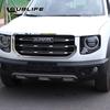 Front Kidney Grille Cover Frame Silver Trim Strips For Haval Dargo  2022 2023