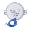 Synkronmotor AC 100?127V 5?6 RPM 4W CW CCW Synkronmotor 28 mm Lengde 6,5 mm Diameter Aksel