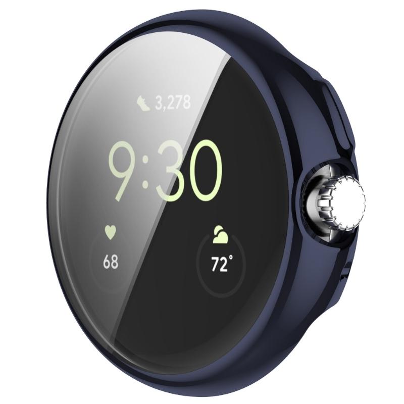 Stoßfest für Pixel Watch 2 TPU Displayschutzfolie Stoßfänger Schale Schutzhülle Kratzfest Kratzfeste Gehäuse