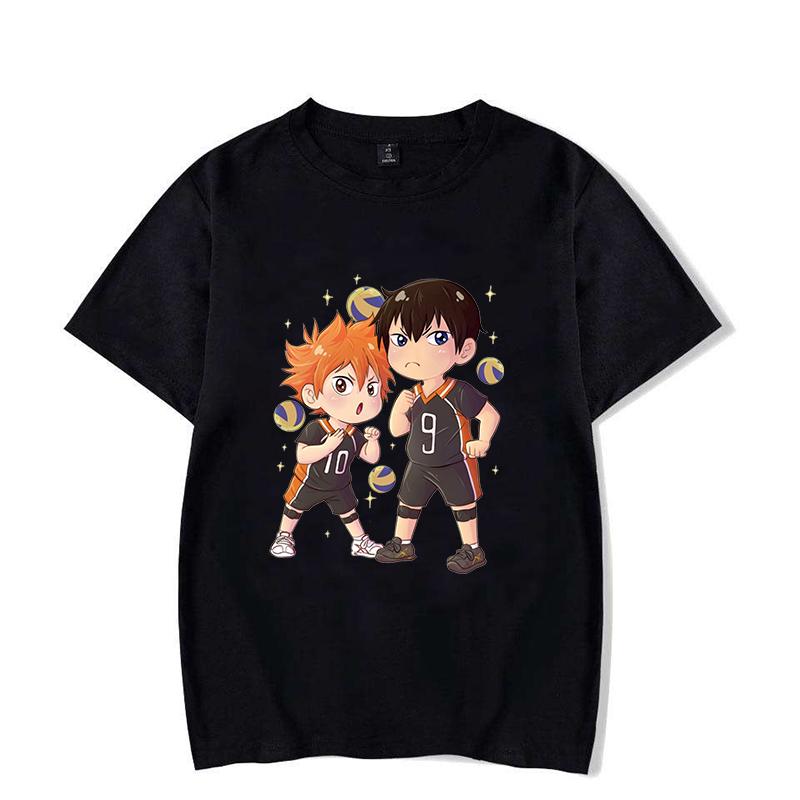 Hot Anime Caracas Shoyo Hinata Tobio Kageyama Graphic T Shirt Women'S Fashion T-Shirts Short Sleeve Shirts Mama Summer T-Shirts