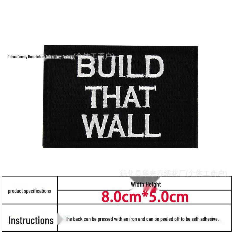 Creative Embroidery Hook & Loop Patch for Outdoor Backpacks - Morale Badge