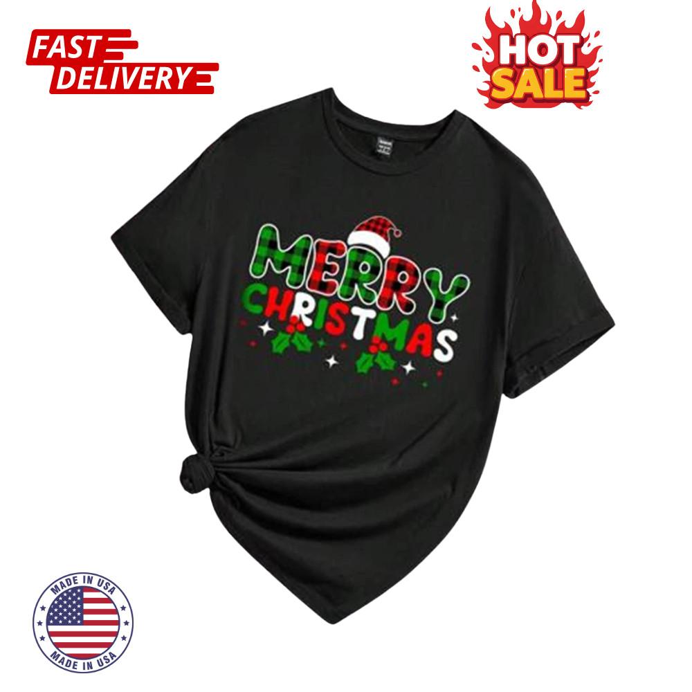 SALE Merry Christmas Inspired T-Shirt Men s Women s Casual Crew Neck Tee S-5XL Unisex T-Shirt S