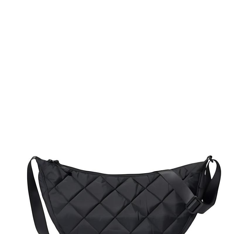 UNIQLO Diamond Quilted Casual Fashion Shoulder Crossbody Bag Women bags Black 472785-09