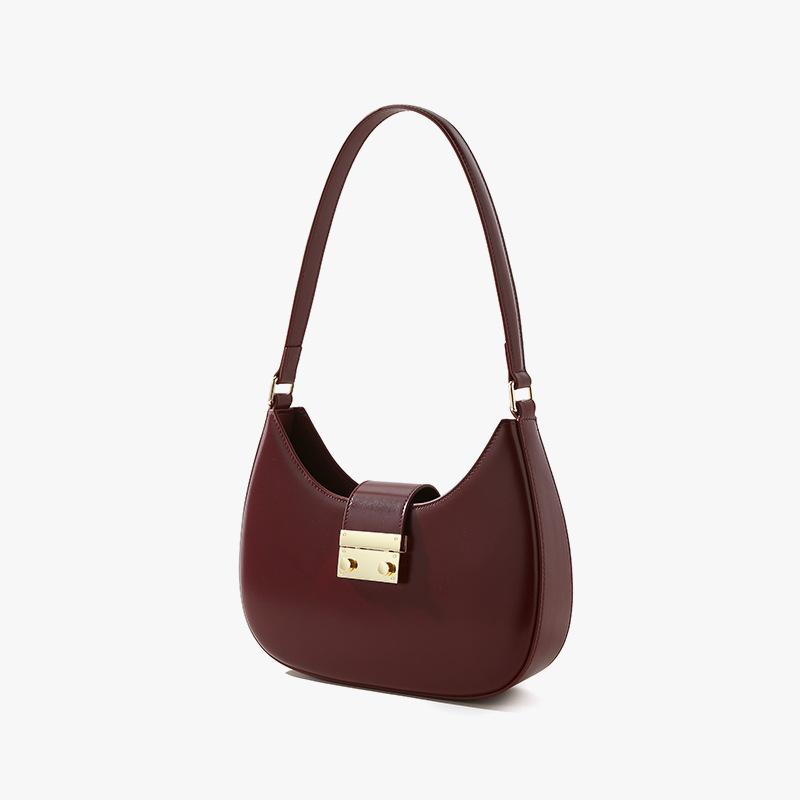Damen Herbst- und Winter-Ledertaschen, High-End-Umhängetaschen, Pendler-Knödeltaschen und Nischen-Handtaschen