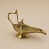 Messing Aladdin Dschinn Lampe Arabische Magische Öllampe Handgefertigt Dekorative Dekoration