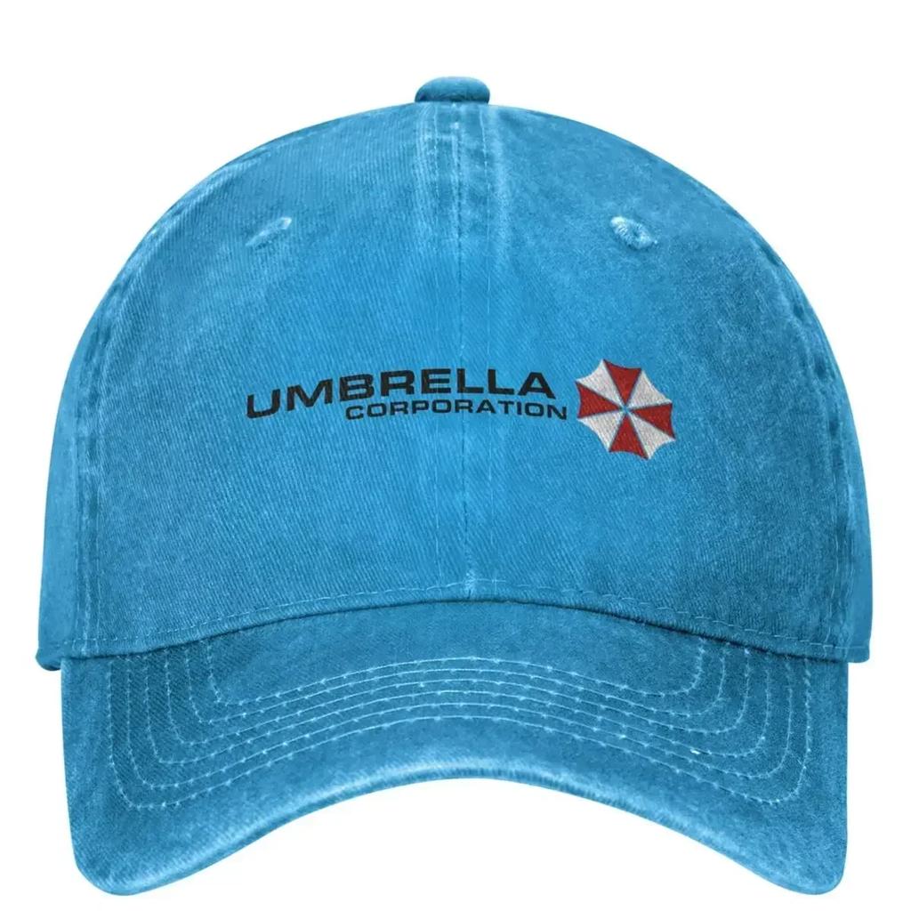 Herren Damen Umbrell Resident Evils 4 Baseballkappen Vintage Used Gewaschen Snapback Hut Verstellbar