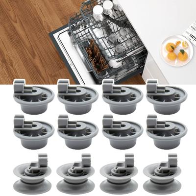 Roți pentru mașină de spălat vase Piese pentru mașină de spălat vase din plastic de rezistență înlocuibile Roată inferioară pentru rack pentru Bosch/pentru Beko