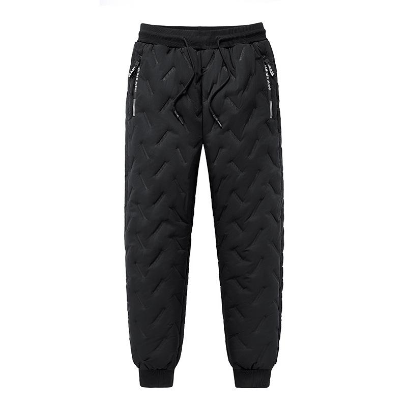 

Thick Cotton Pants with Added Fleece, Men s Warm Sports Sweatpants, Loose Plus Size Ankle Cinching Lamb Fleece Ankle Cinching Pants 7XL