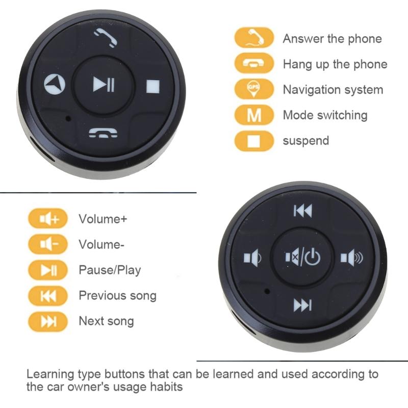 Upgraded Wireless Steering Wheel Switches Multifunction Steering Wheel Controller Durable Effortless Control for Players