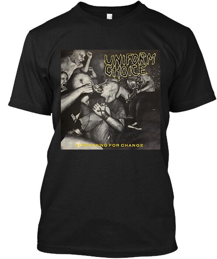 Limited NWT Uniform Choice Screaming for Change American Hardcore T-SHIRT Unisex T-Shirt S