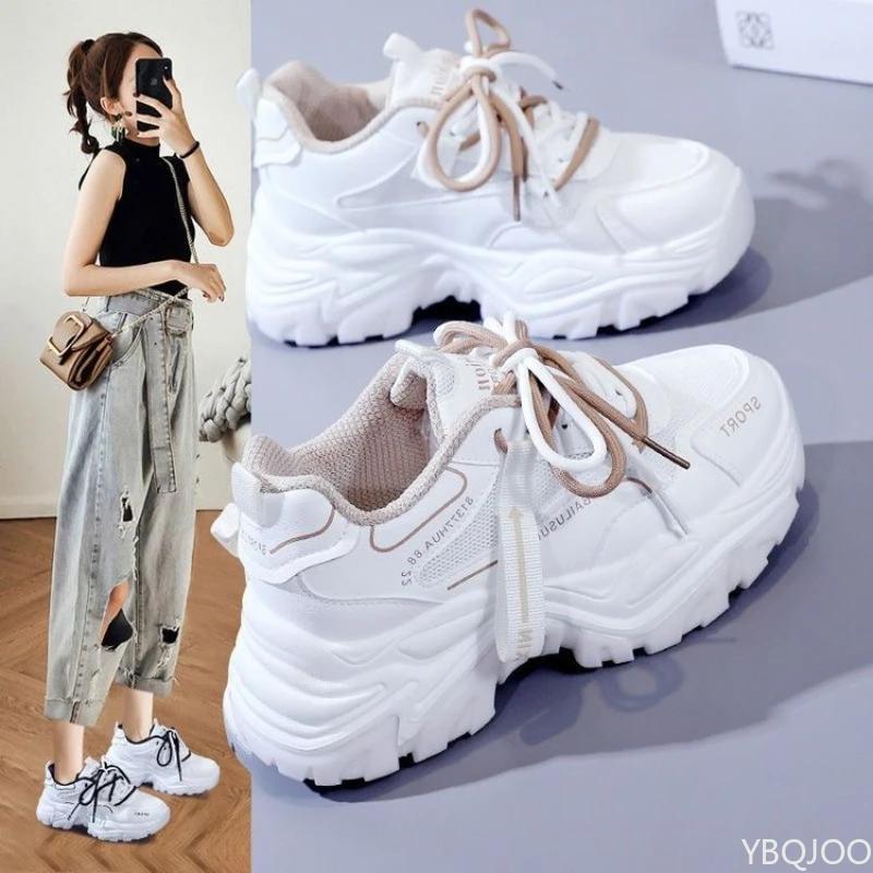 Fashion New Versatile Women's Shoes Thick soled non slip Sneakers Fashion casual comfortable shoe Light breathable ladies shoes Mujer