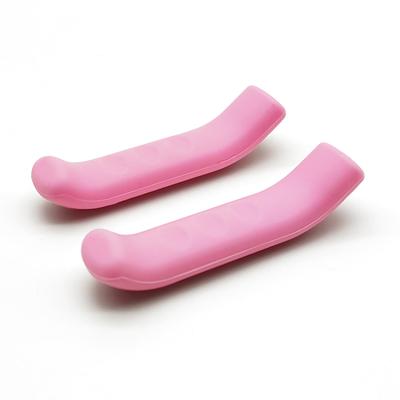 Bicycle Brake Lever Grip Protector Silicone Pink Wear Resistant Shock