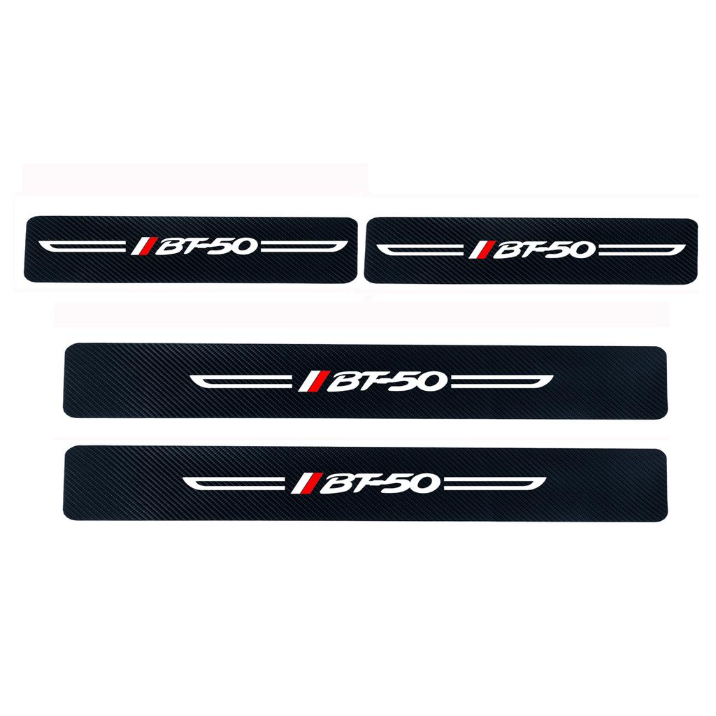 Carbon Fiber Pu Leder Auto Tür-Schwellen-verschleiss-Platte Schutz Für Mazda Bt-50 Auto tür sill Auto