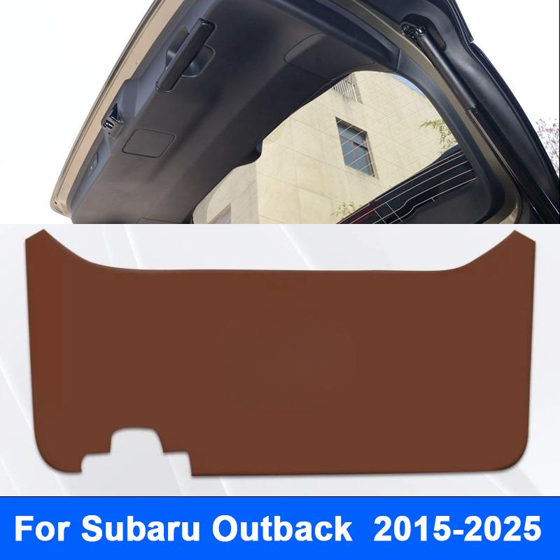 Car Trunk Mat For Subaru Forester XV Outback Crosstrek 2025 Leather Boot Liner Full Coverage Anti-Scratch Interior Accessories